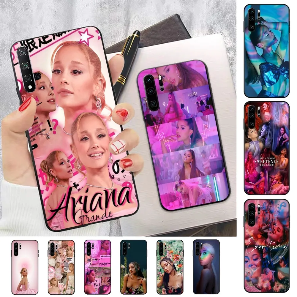 Singer Pop Star A-Ariana G-Grande Phone Case For Huawei P 8 9 10 20 30 40 50 Pro Lite Psmart Honor 10 Lite 70 Mate 20lite