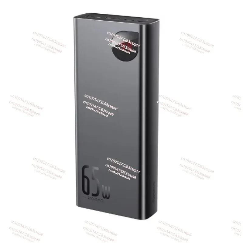 20000mAh 65W Metal Digital Display Portable Quick Power Bank For Baseus