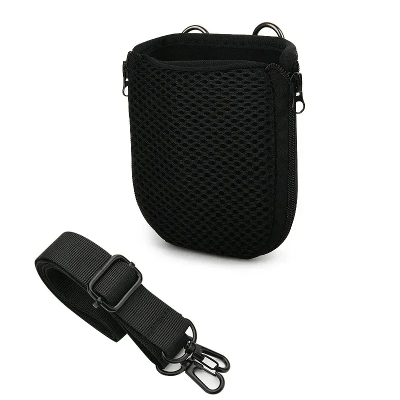 

For JBL GO4/GO3/CLIP5 Speaker Crossbody Mesh EVA Storage Bag Small Audio Waist / Shoulder Bag