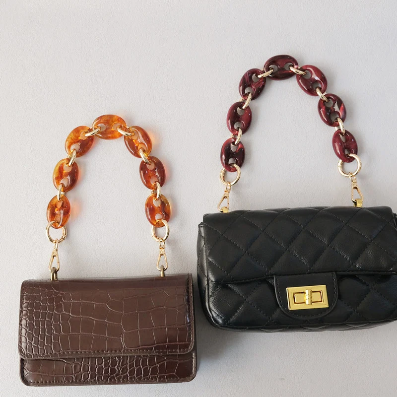 Neue Mode Damenhandtaschen-Accessoire Abnehmbare Ersatzteile Kette Candy Candy Riemen Damenhandtasche Metall-Schultergriff-Kette – Detail 31