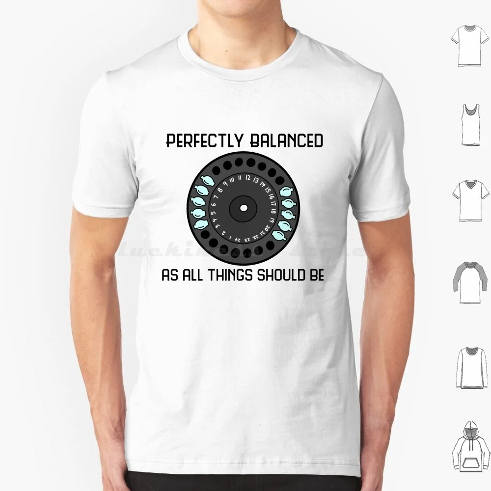 Centrifuge ( Perfectly Balanced ) T Shirt Cotton Men Women Diy Print Lab Science Medicine Blood Technologist Med Tech Science