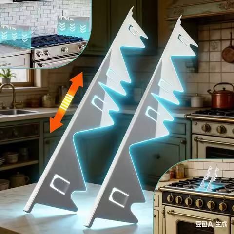 Stainless Steel Stove Gap Cover 2 Pairs Adjustable Inch Multi Kitchen Gap Filler Counter Cover Easy Clean Silver Home