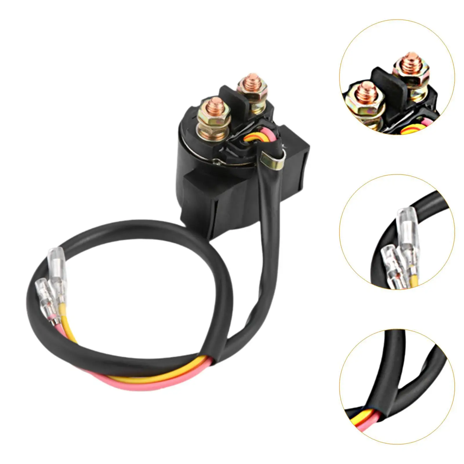 

High Efficiency Starter Solenoid Relay Switch Compact Motorbike Accessory for Honda TRX250 FOURTRAX Recon