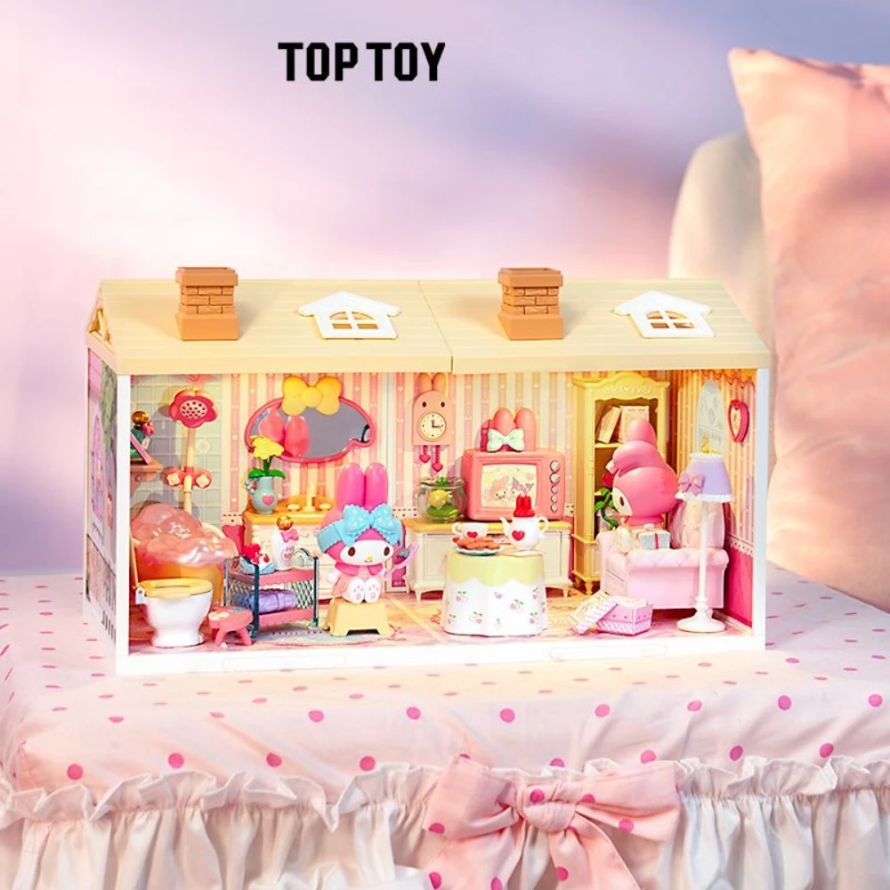 

Официальные строительные блоки TOPTOY Sanrio Super World: модная развивающая игрушка для сборки и декора, подарок