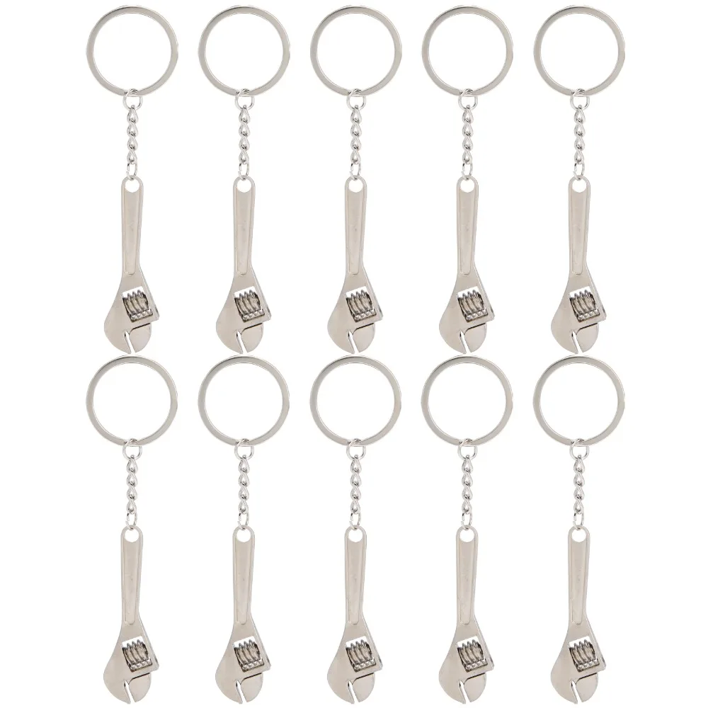 10PCS Sturdy Zinc Alloy Wrench Sturdy Alloy Compact Shape Mini Non-Bending Holds Heavy Daily Key Sets For Daily Use