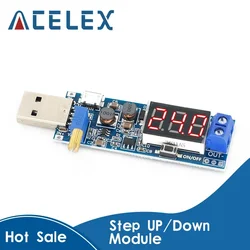 DC-DC 5V to 3.5V / 12V USB Step UP / Down Power Supply Module Adjustable Boost Buck Converter Out DC 1.2V-24V