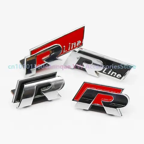 वोक्सवैगन गोल्फ आर आरलाइन टिगुआन टौरेग पोलो जीटीआई सीसी पासैट आर36 साइरोको ऑटो पार्ट्स बैज बॉडी स्टिकर के लिए 2 पीस एबीएस स्पोर्ट स्टिकर 8 best sales आरलाइन लोगो vw - №8