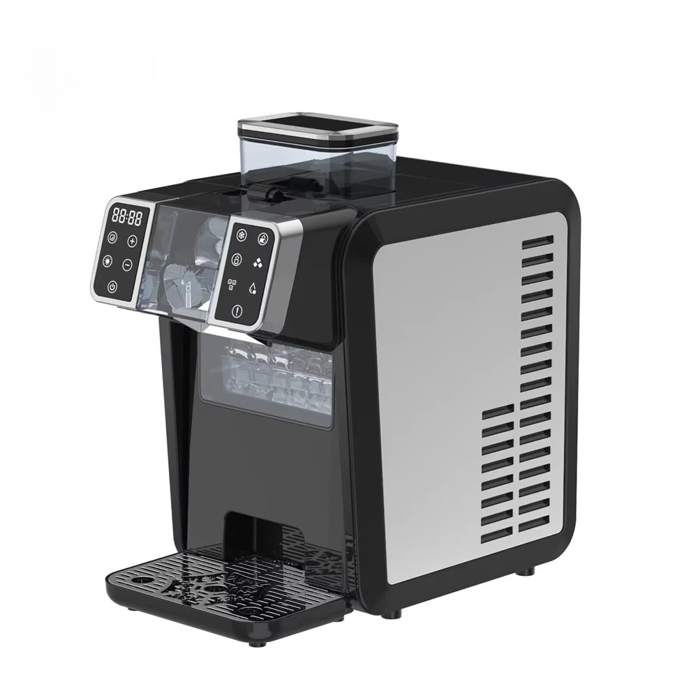 Manufacturer 2 in 1 Electric Ice Cube & Smoothie Maker Stainless Steel Housing Heavy Duty Motor for Hotel Use