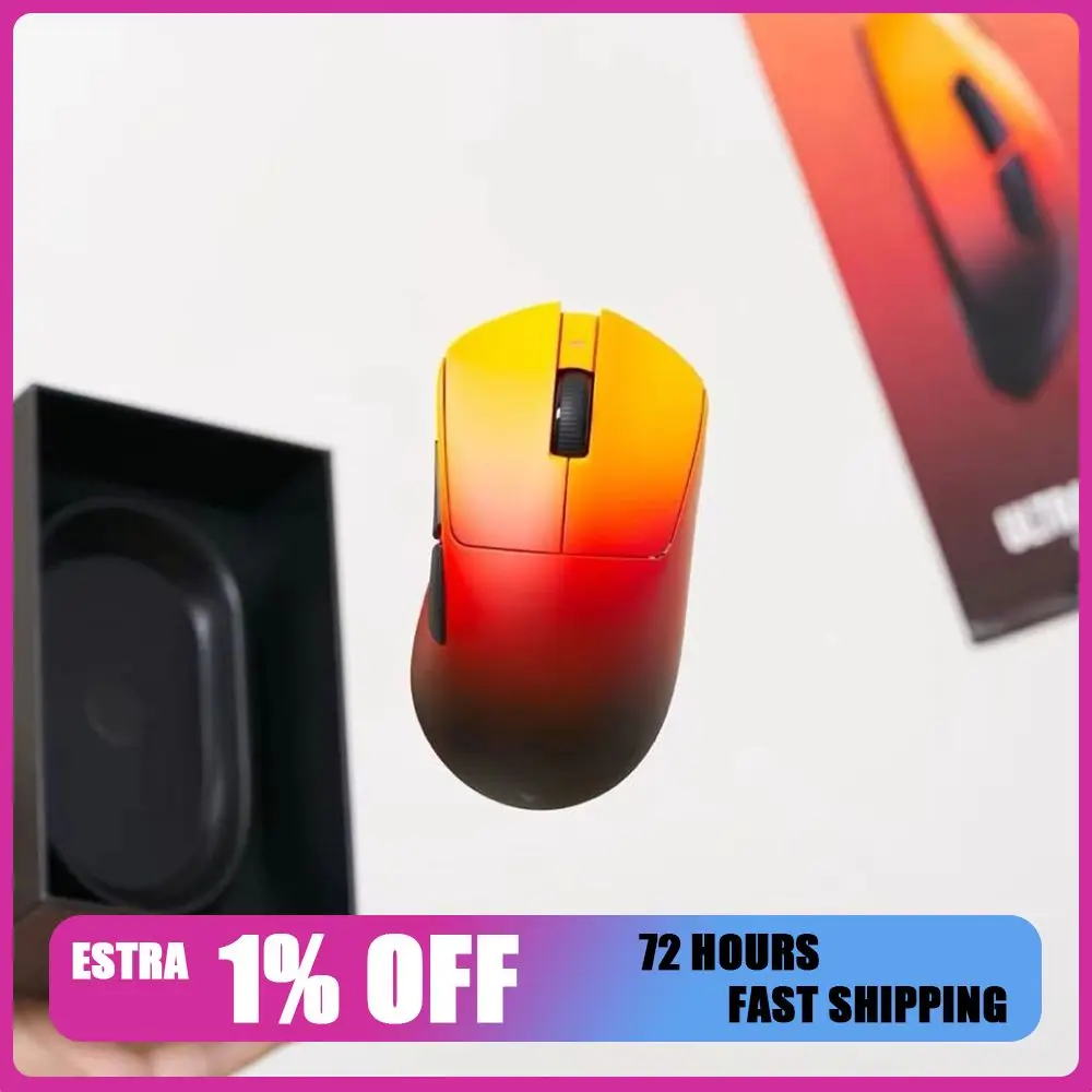 TEEVOLUTION TERRA PRO XD9 Gaming Mouse Tri Mode Mouse PAW3950 Nordic 52840 49g Lightweight Wireless 8000Hz Mice PC Accessories