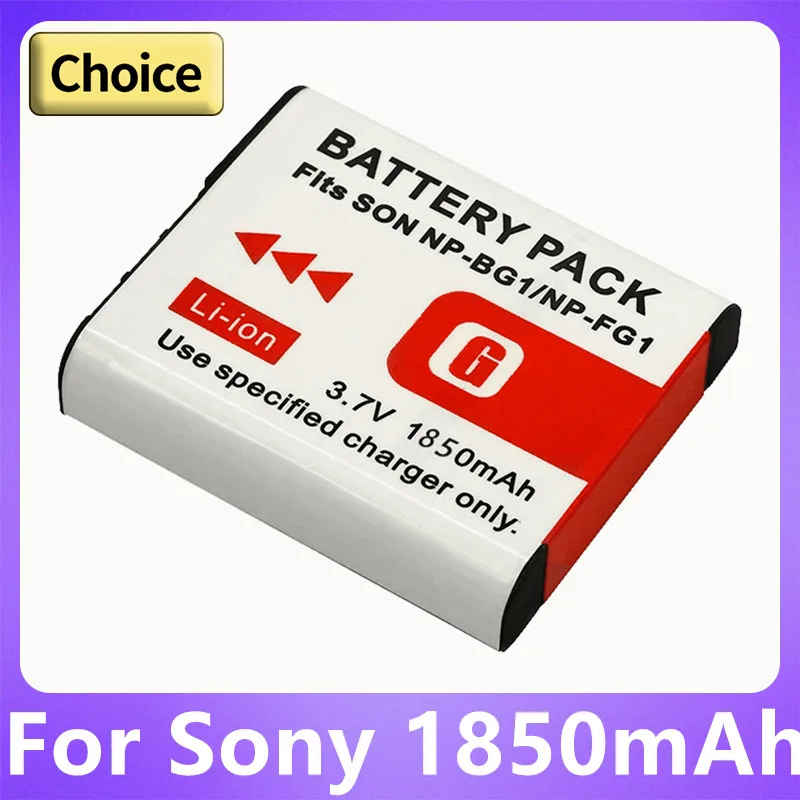 1850mAh For Sony NP-bg1 Battery NP bg1 NPbg1 Battery FG1 DSC W120 W125 W130 W150 W170 W200 W210 W220 W230 W290 T20 T100 HX30