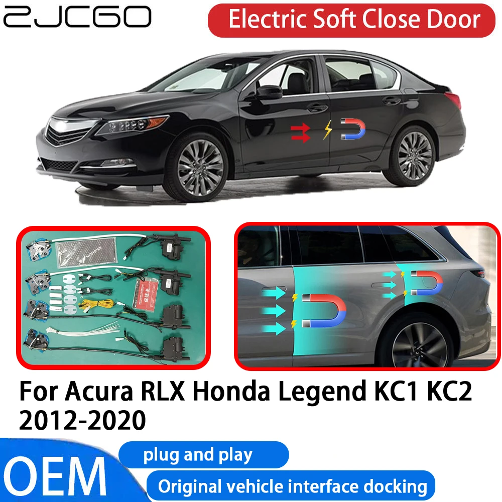 for Acura RLX Honda Legend KC1 KC2 Car Automatic Electric Soft Close Door Closer System OEM Plug and Play Comfort Closing