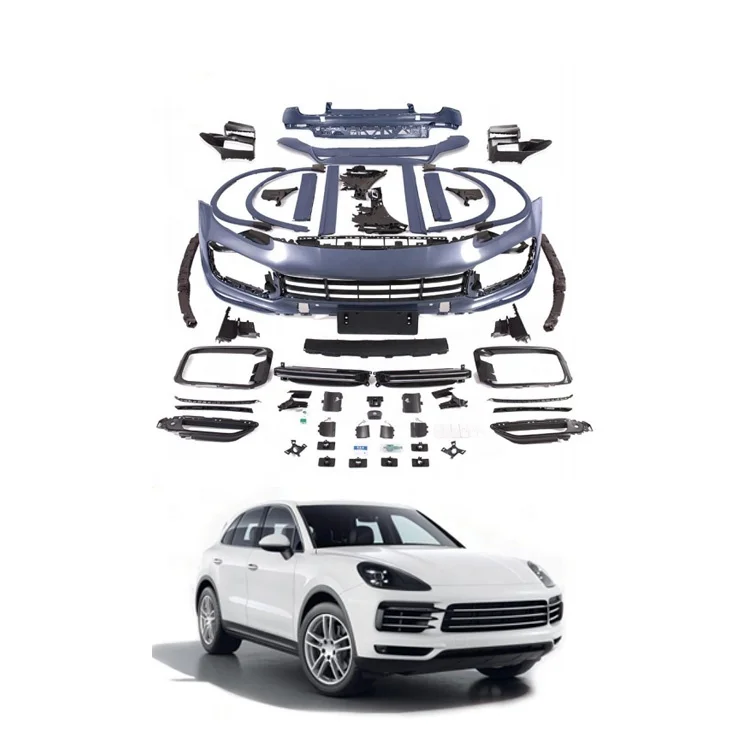 

Front Rear Bumper Wheel Eyebrow 9Y0.1 9YA Upgrade to Turbo Style Body Kits Body Kit for ‘Porsche Cayenne 2018-2023