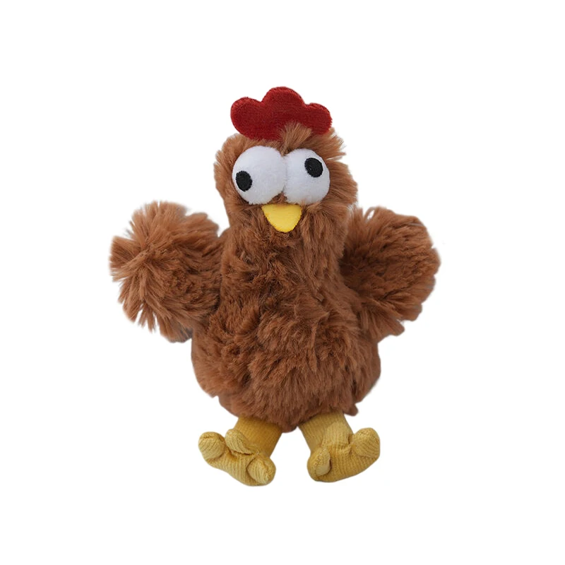 

Funny Plush Chicken Egg Laying Hens Keychain Chicken Pendant Car Cartoon Animal Keyrings Creative Bag Hanging Decorations