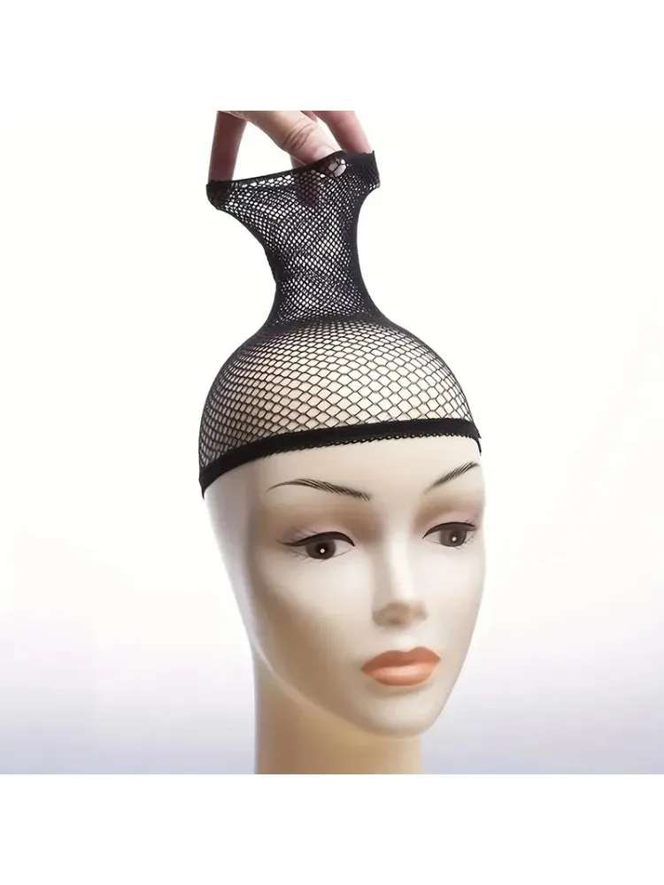 Filets à cheveux élastiques extensibles de haute qualité, extrémités ouvertes, bonnets de perruque en maille pour la coiffure