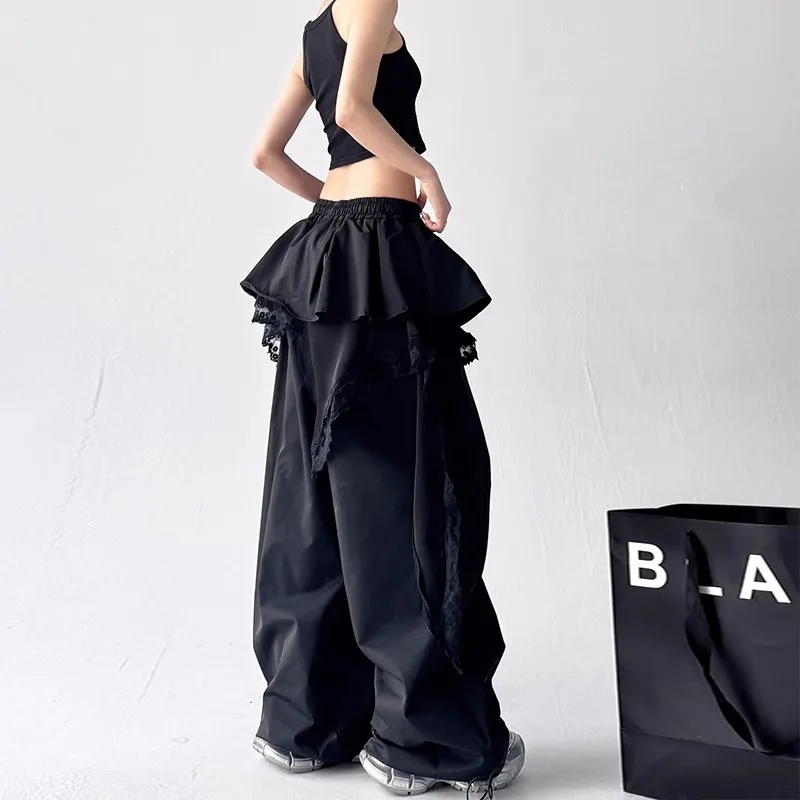 

Широкие брюки, хлопковые женские зимние толстые провисающие толстые обвисающие мягкие термотяжелые брюки для девочек на флисовой подкладке