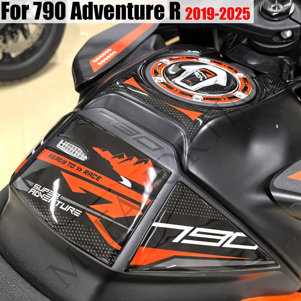 FOR KTM 790 Adventure R ADV Tank Pad Fuel Oil Kit 2019-2025 Side Grips Knee & Handguard Handshield Stickers Decals Protection
