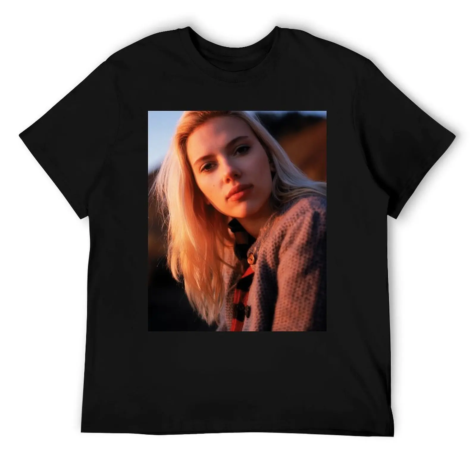 

Scarlett Johansson, ultimate perfection 2 T-Shirt cotton t shirts man 100% printed t shirts for man T-Shirt