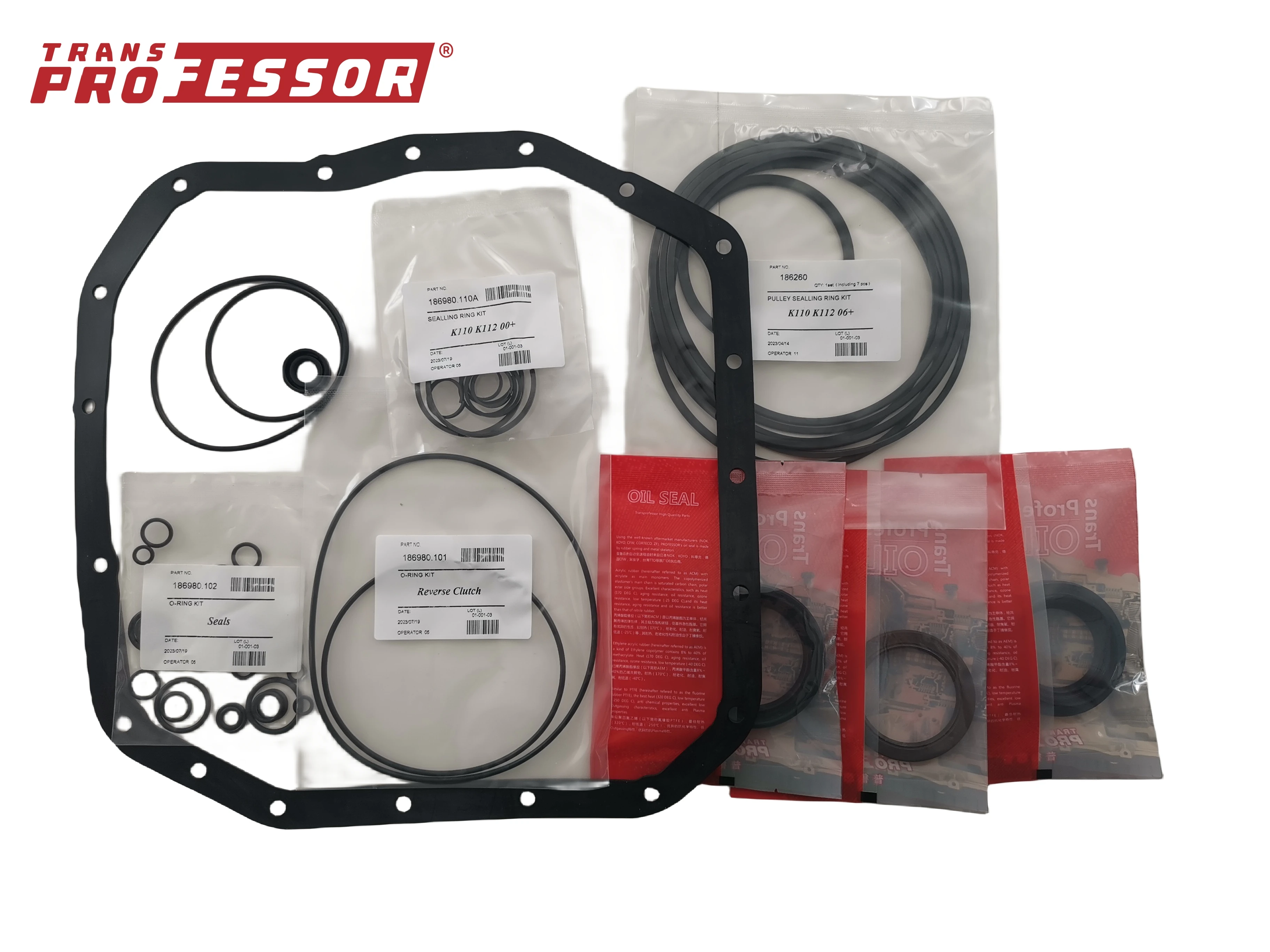 K111 K112 Transmission Overhaul Repair Kit for Toyota RAV4 Voxy Estima, TransProfessor OHK Oil Seals Gaskets Car Accessories