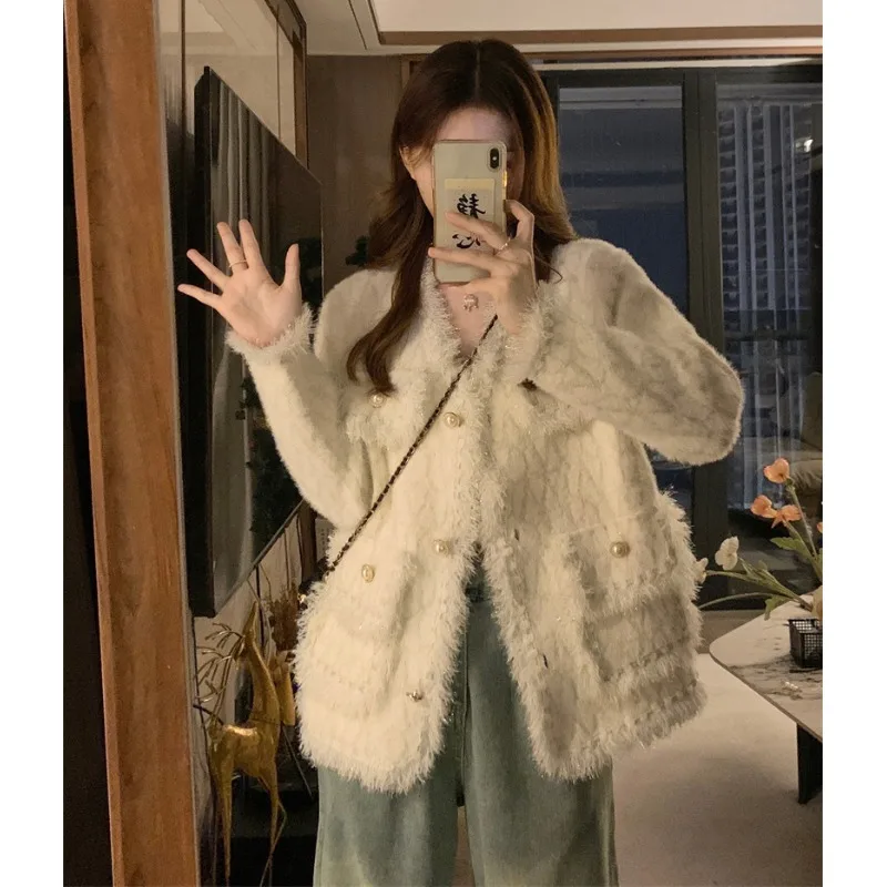 

Твидовый жакет женский, красный, зимний, винтажный, с вышивкой, на регулируемых завязках, с хлопковой подкладкой, с клапанами, кружевной, элегантный, облегающий, нежный