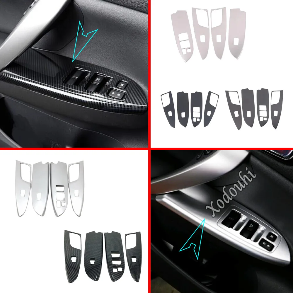 

Car Armrest Lift Button Inner Door Window Glass Switch Panel Cover For Mitsubishi Eclipse Cross 2017 2018 2019 2020 2021 2022