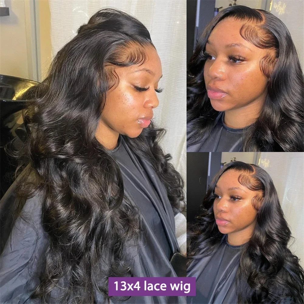 13x6 Hd Transparent Lace Frontal Wig 30 34 Inch Body Wave Lace Front Human Hair Wigs For Women Loose Wave 13x4 Lace Frontal wigs