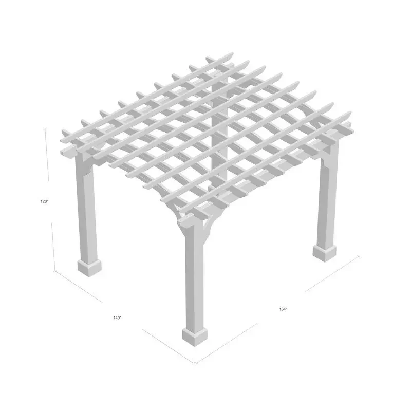 Outdoor wooden antique pavilion