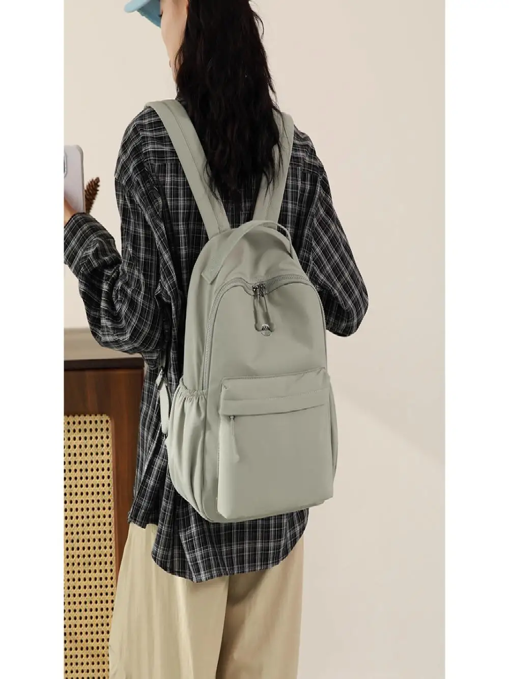 

Oxford Cloth Backpack 2025 New Fashion Lightweight Travel Men's Casual Travel Women's Waterproof Bag Leisure Style British Style