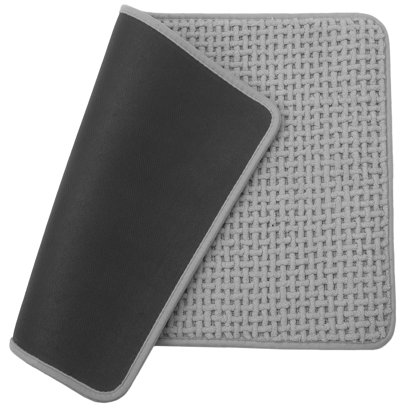 

Non-Slip Bathroom Rug Thicken Absorbent Floor Mat Decorative Bath Mat Water Resistant Soft Chenille Bathroom Mats for Home