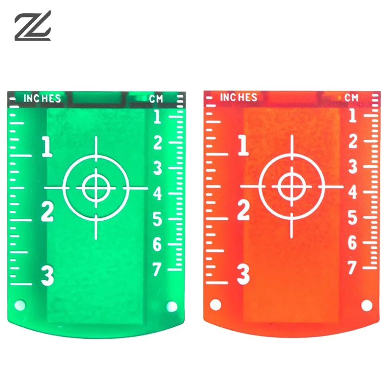 Lase Target Card Plate 10cmx7cm For Green Red Lase Level For Line Lasers Reflective Magnetic Plate Laser Target