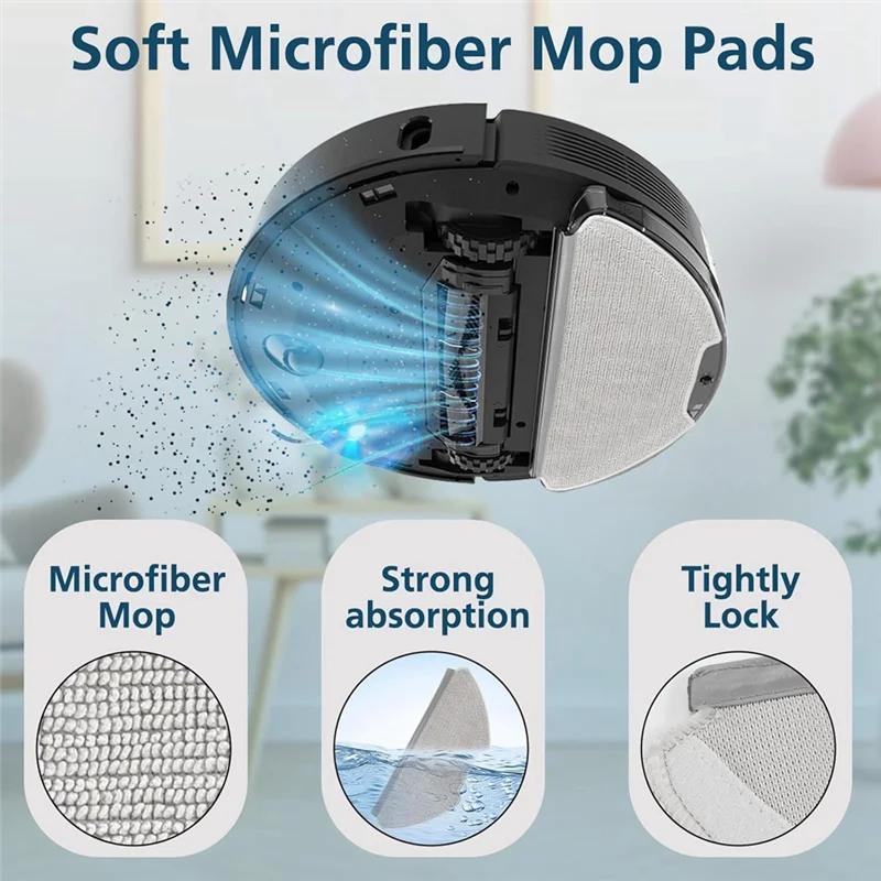 

SOFT-запасные части для робота-пылесоса Airrobo T20+, основная боковая щетка, фильтр Hepa, швабра, тканевые мешки для пыли
