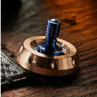 Metal Spinning Top Gyro Game Fidget Spinner Decompression Toy Hand Twisted Mechanical Gyroscope Desktop Office Toys