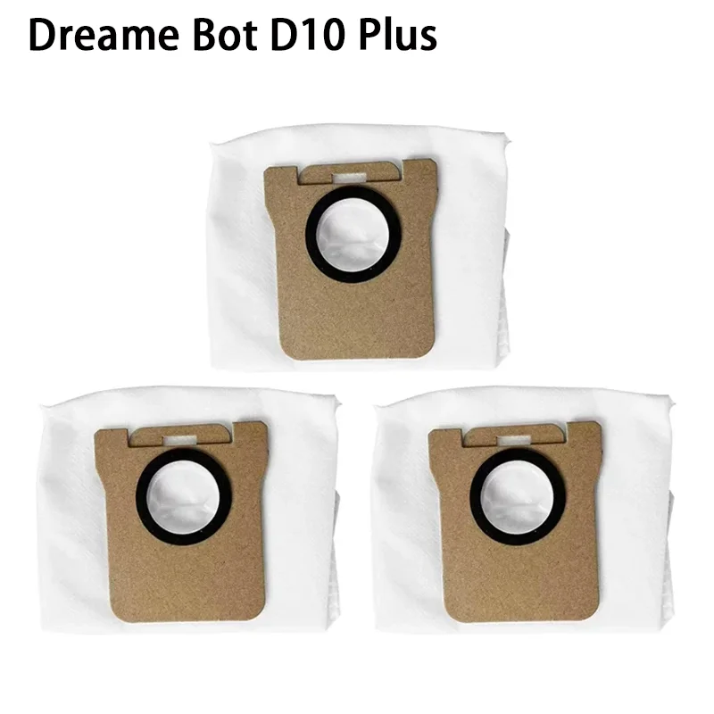 Sac à poussière pour aspirateur robot Dreame Bot D10 Plus RLS3D, accessoires, pièces de rechange, kit de remplacement