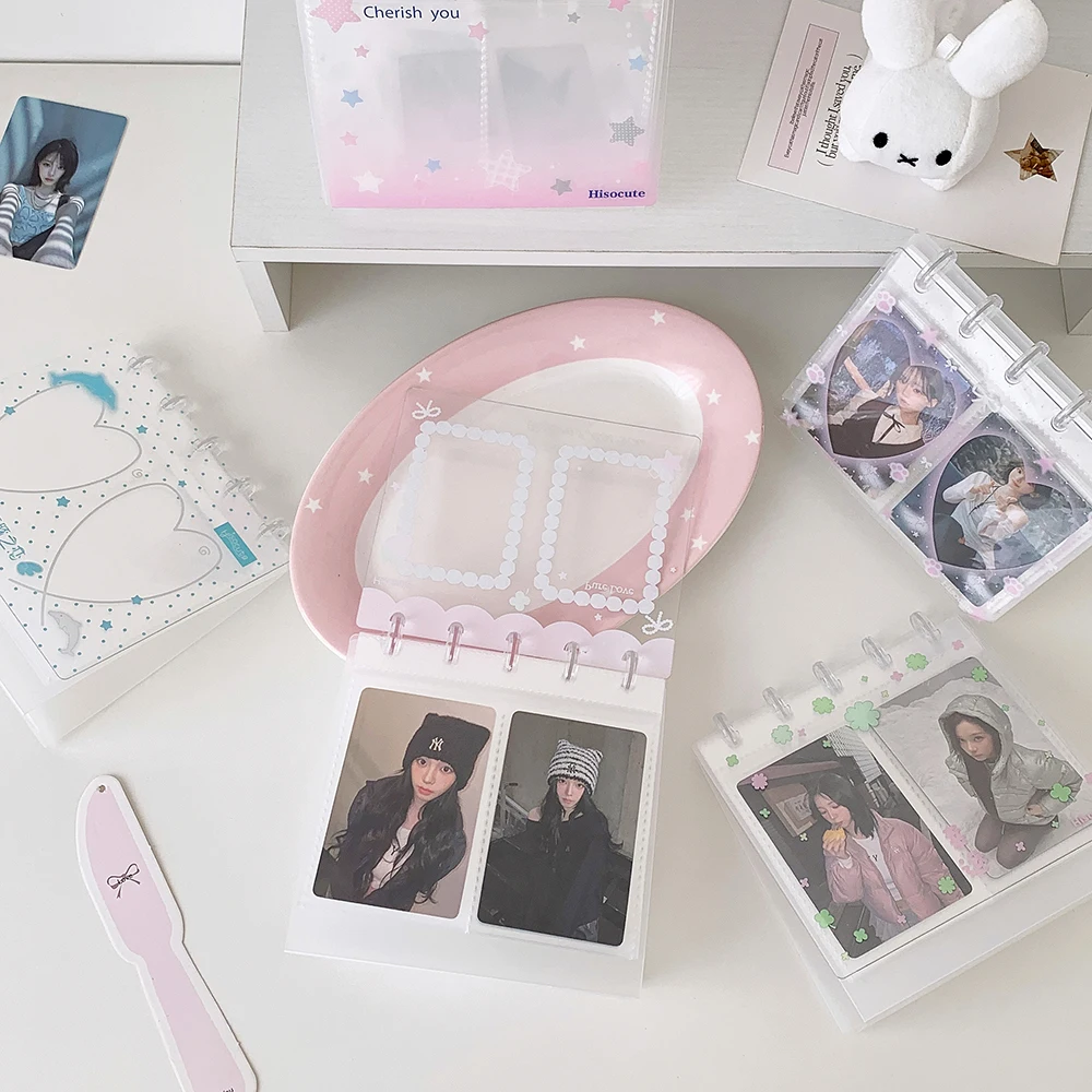 korea style 3inch table cards holder album 40cards holder protect kpop cards collect