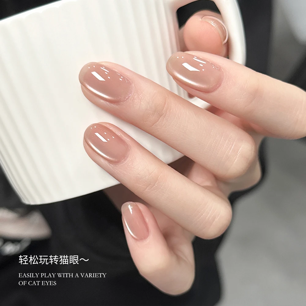 1pc 6.5 centimetri Cilindro CatEye Magnete Stick per Nail Gel Polish 3D Linea Francese Effetto Striscia Penna Magnete FAI DA TE Carino Zampa di Gatto Strumento Magnetico