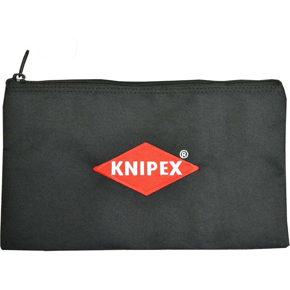 KNIPEX Juego de llaves y alicates de 2 piezas con bolsa de almacenamiento, rojo