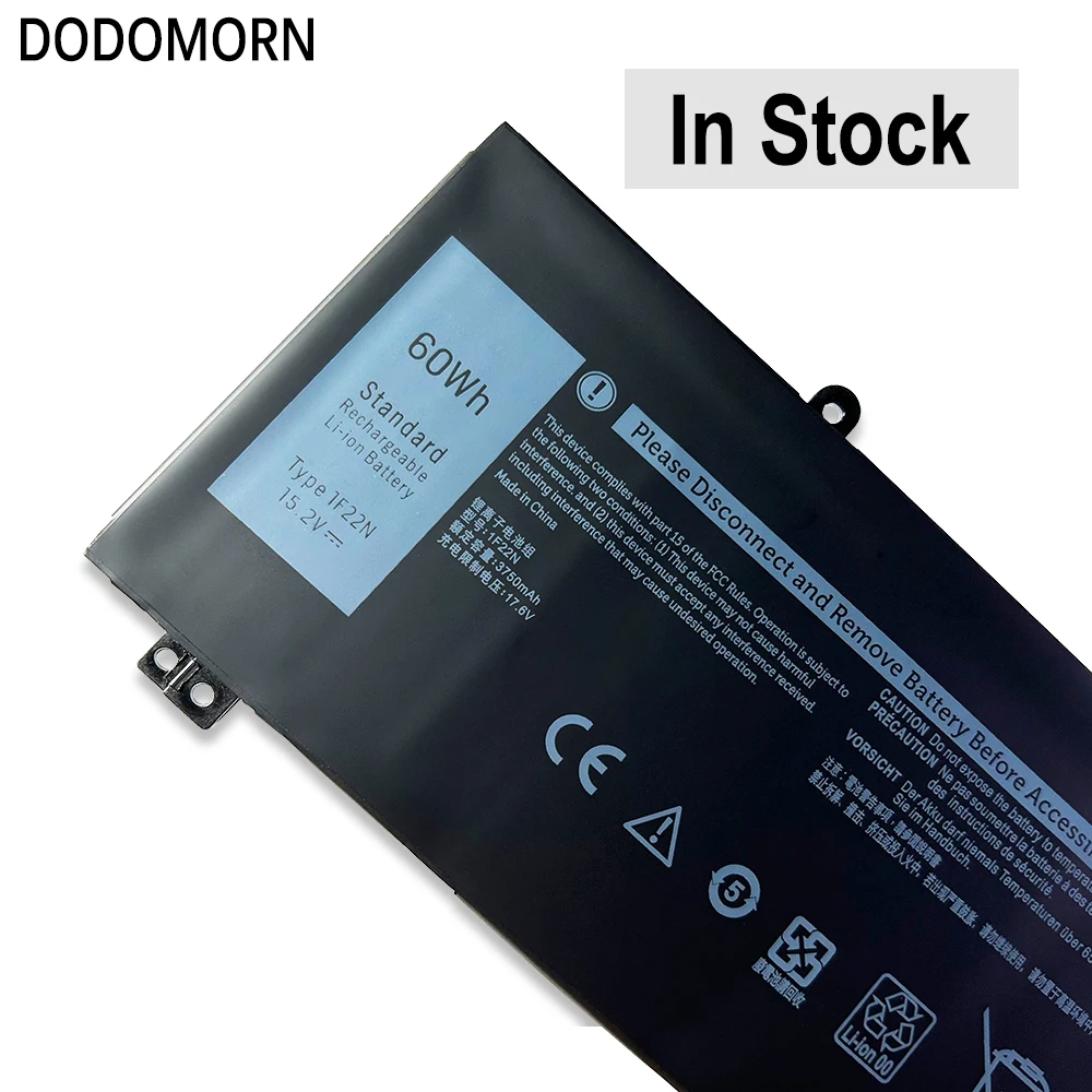 DODOMORN XRGXX 1F22N بطارية لأجهزة Dell For Alienware 2018 orion M15 M17 R1 P82F P40E P79F P37E Inspiron G5 5590 G7 7590 7790