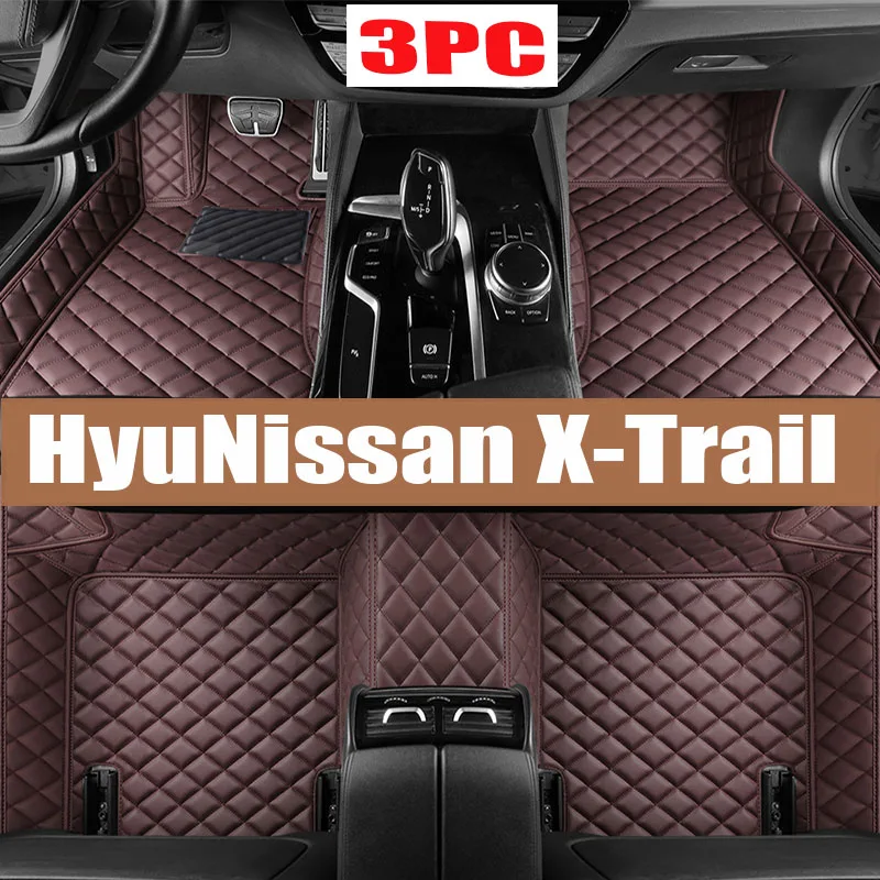 

Car Floor Mats For Nissan X-Trail T32 2017~2020 7 Seater Waterproof Rug Interior Decoration Car Carpet Floor Mat Car Accessories