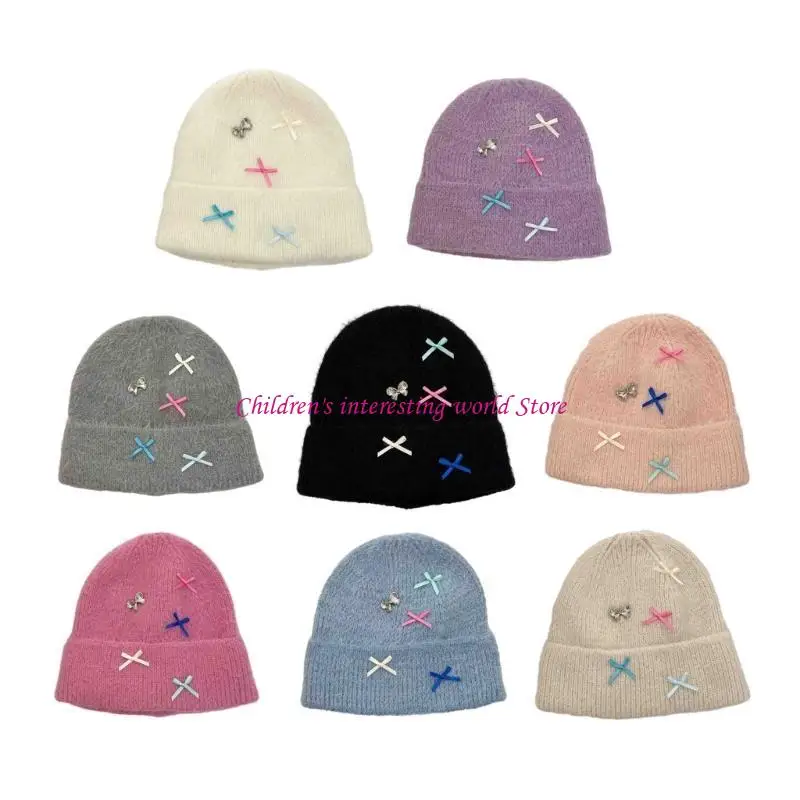 Modne i funkcjonalne dziewczyny kapelusz modne dziewczyny kapelusz stylowe dziewczęta wełny z nausznik