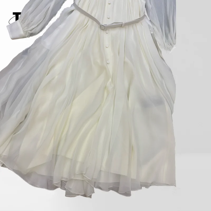 Retro mode luxe kasjmier jurk – high-end ontwerp voor vrijetijdskleding Kasjmier jurk – comfortabel trendy voor de lente AI1586