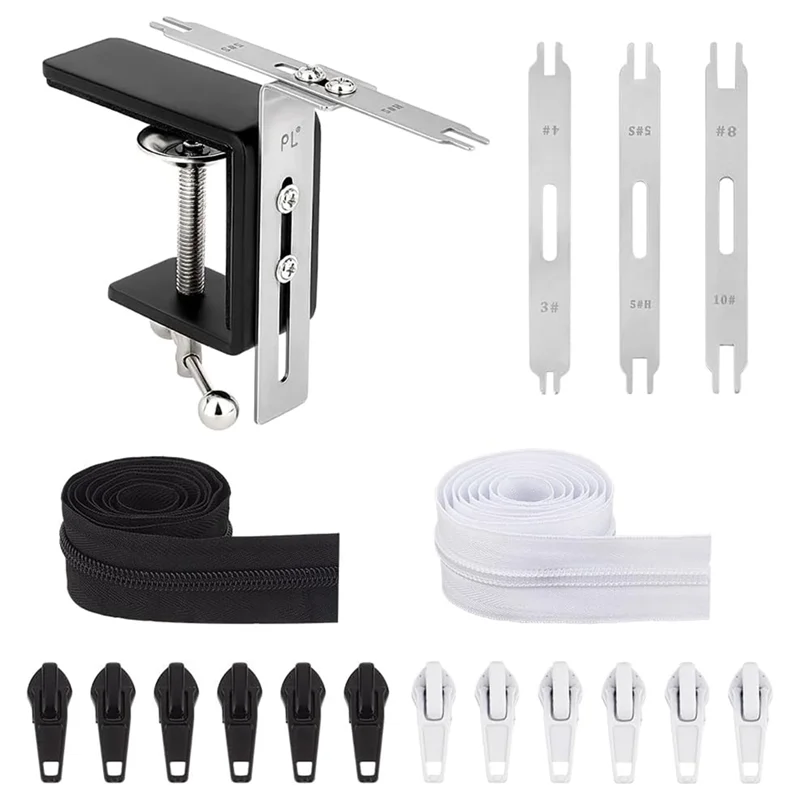 

AF89-наборы инструментов на молнии, 2 шт., швейные молнии по дворам для шитья пальто, застежка-молния «сделай сам», для портного, швейных поделок