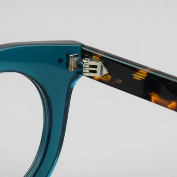 醋酸纖維近視眼鏡,光學鏡片,高品質眼鏡,男士醋酸纖維橢圓形眼鏡,度數0-25-50-75-100 8 最佳銷售 0.25度老花眼鏡 - №4