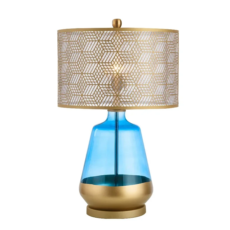 

Simple marble living room desk lamp