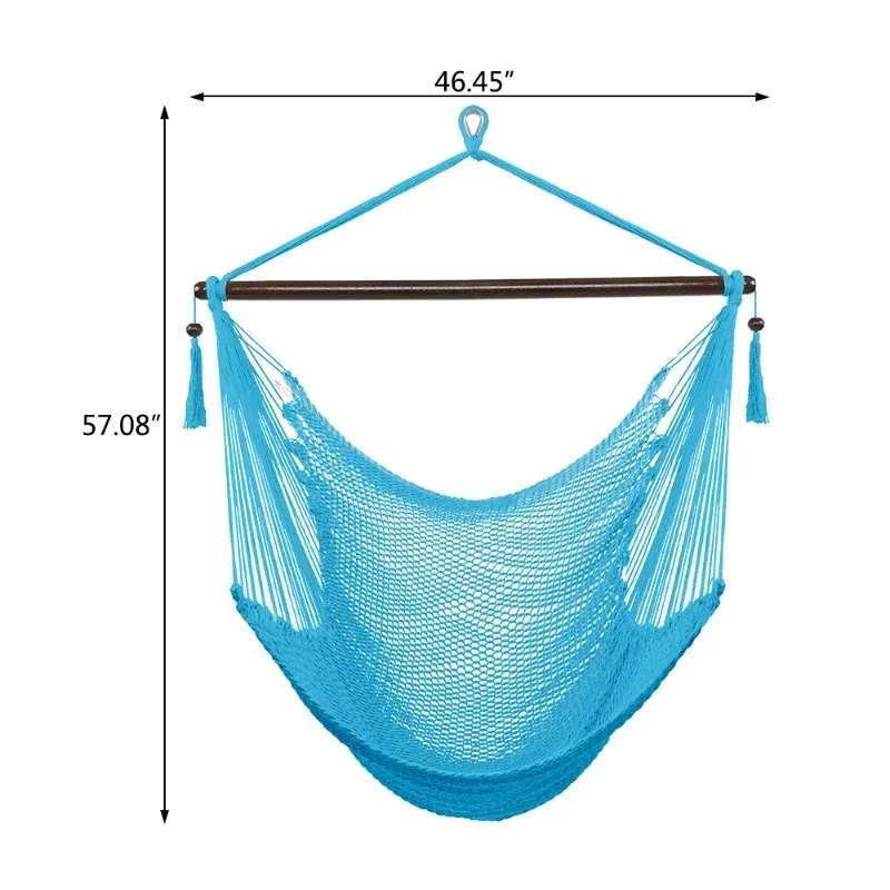 Hanging Chair Light Blue - With Pendant-Wholesale 12 pieces, no pole