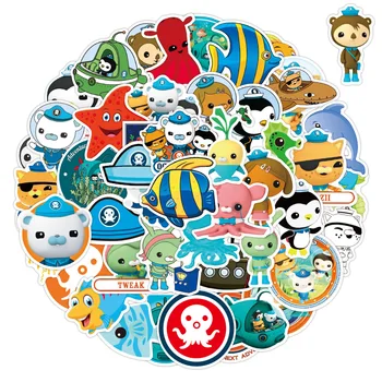 10/30/50PCS Die Octonauts Aufkleber Cartoon Animation Aufkleber Lustige Abenteuer Aufkleber DIY Sammelalbum Gepäck Laptop Fahrrad kinder Spielzeug