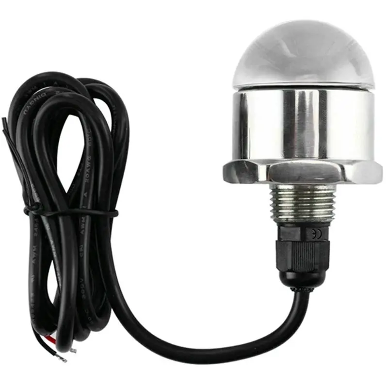 Boat Underwater Light Navigation Light LED Drain Plug Light Boat LED Light Marine Underwater LED Light Green Light