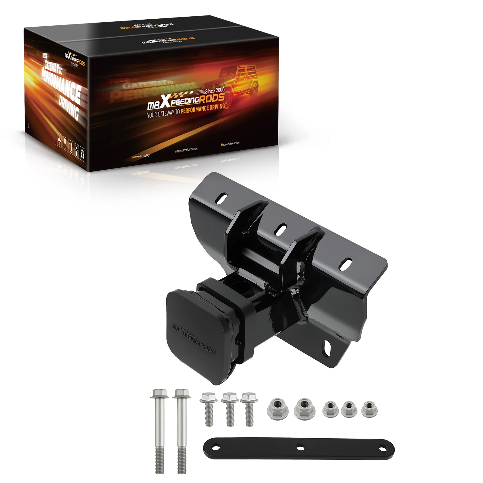 

2" Rear Trailer Hitch Receiver for Kawasaki Teryx KRX 1000 2020-2024 Powder