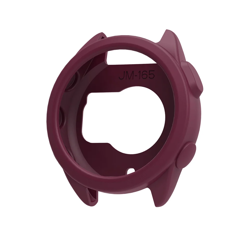 حافظة حماية للساعة لساعة Garmin Forerunner 165 الذكية من السيليكون الناعم وغطاء حماية للشاشة