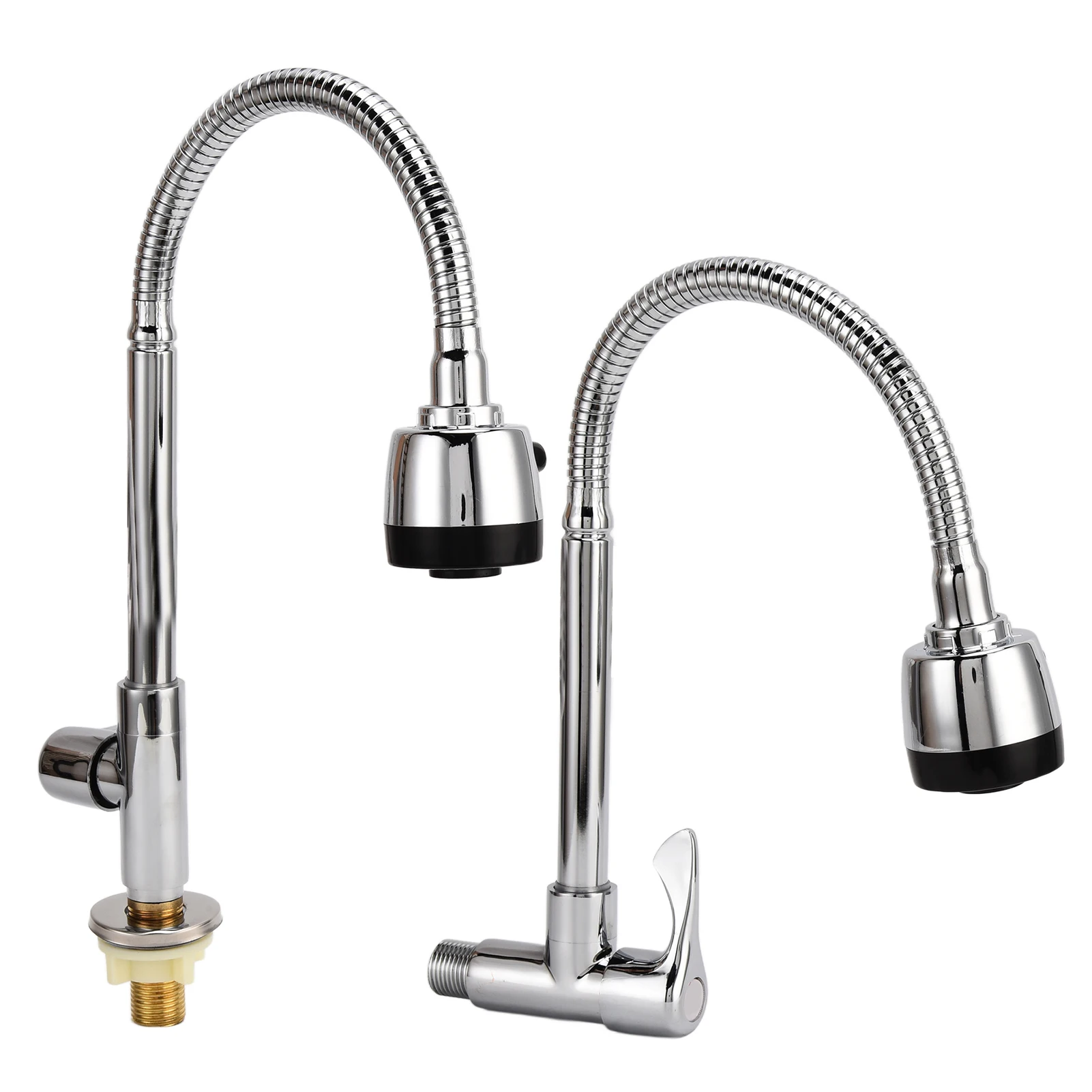 

Вращающийся кухонный смеситель с выдвижным изливом, поворот на 360 градусов, регулировка расхода воды для бара, ванной и кухни