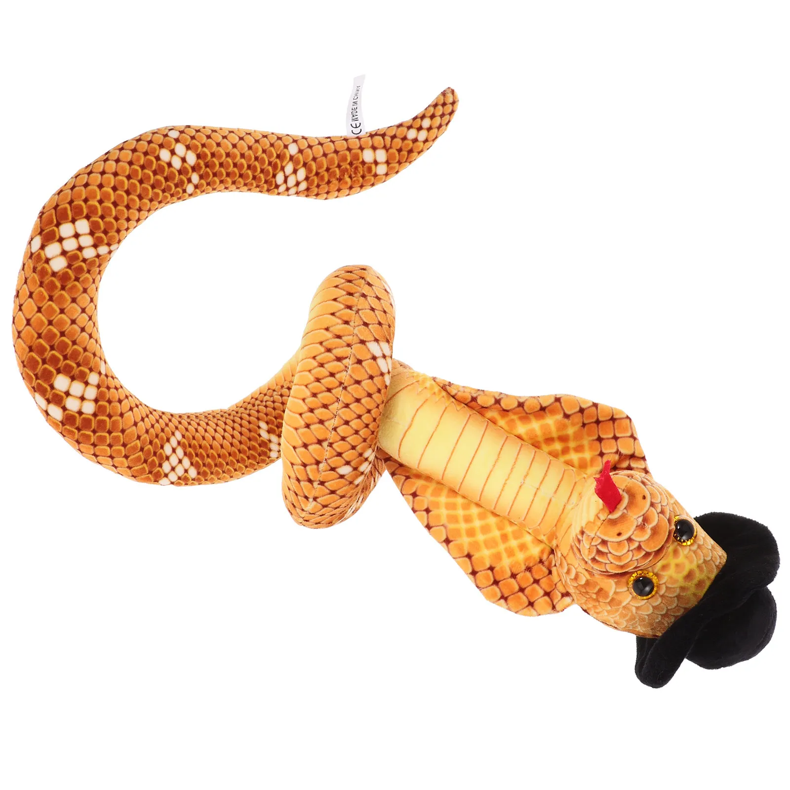 

Realistic Scary Snake Decoration Lifelike Texture Bright Colors Compact Lightweight Halloween Party Prop Haunted House Prank