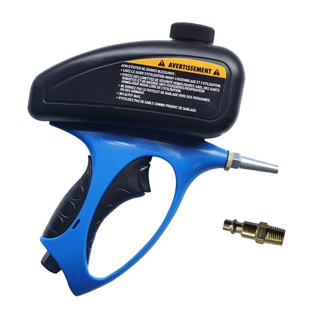 Portable Gravity Feed Sandblasting Handheld Cleaning
